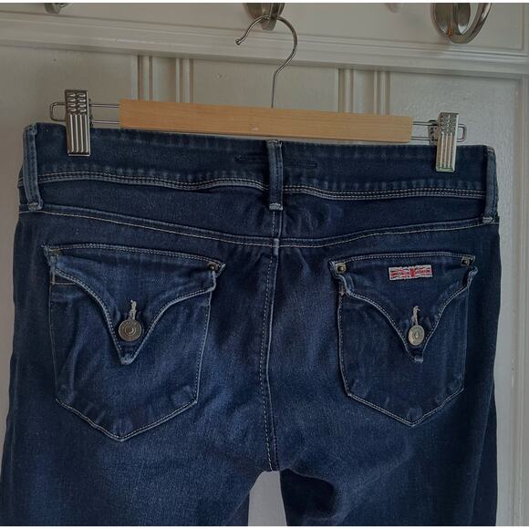 Hudson Low-Rise Collin Flap Skinny Jeans York Wash 28 - Picture 8 of 8